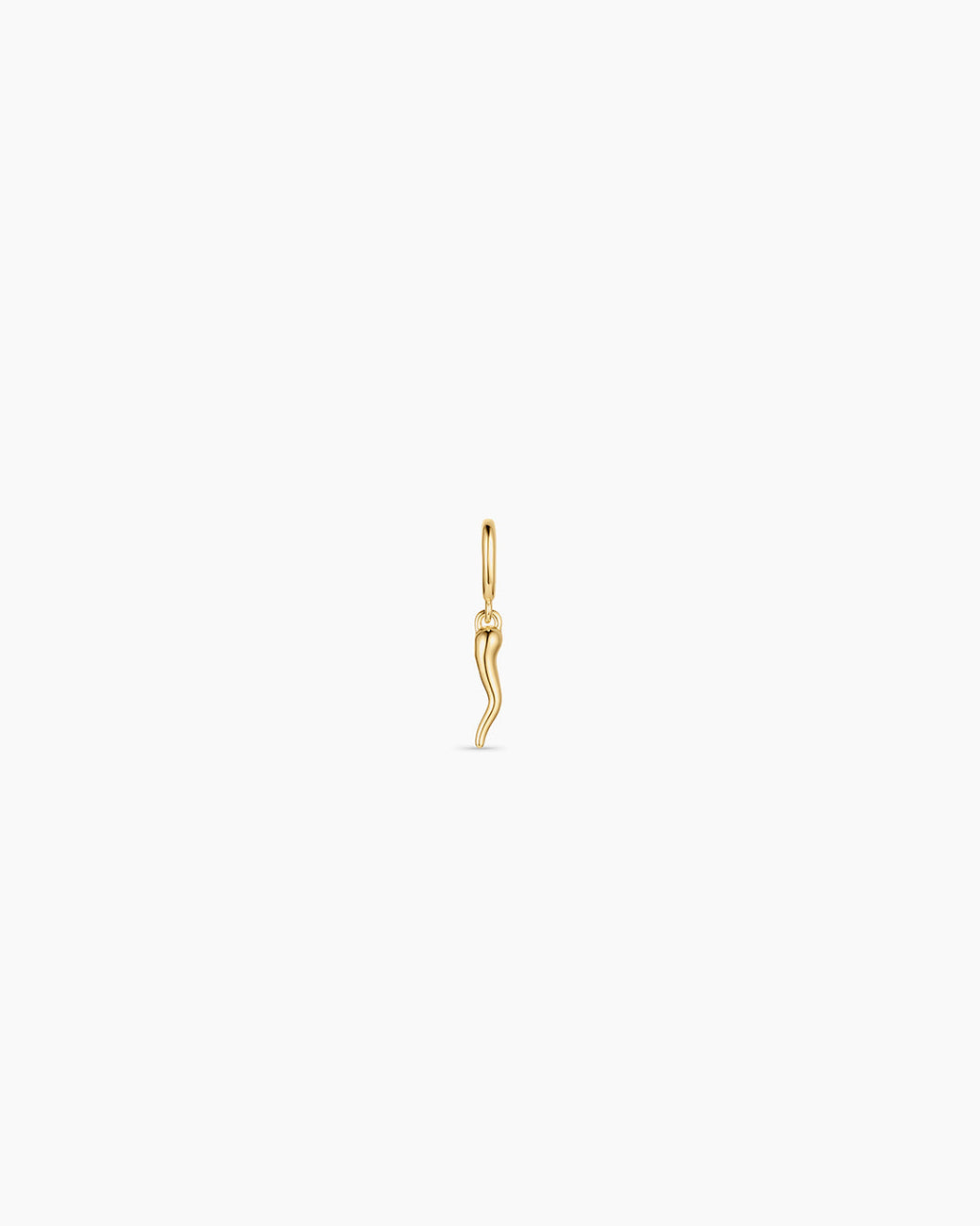 Italian Horn Parker Charm || option::18k Gold Plated