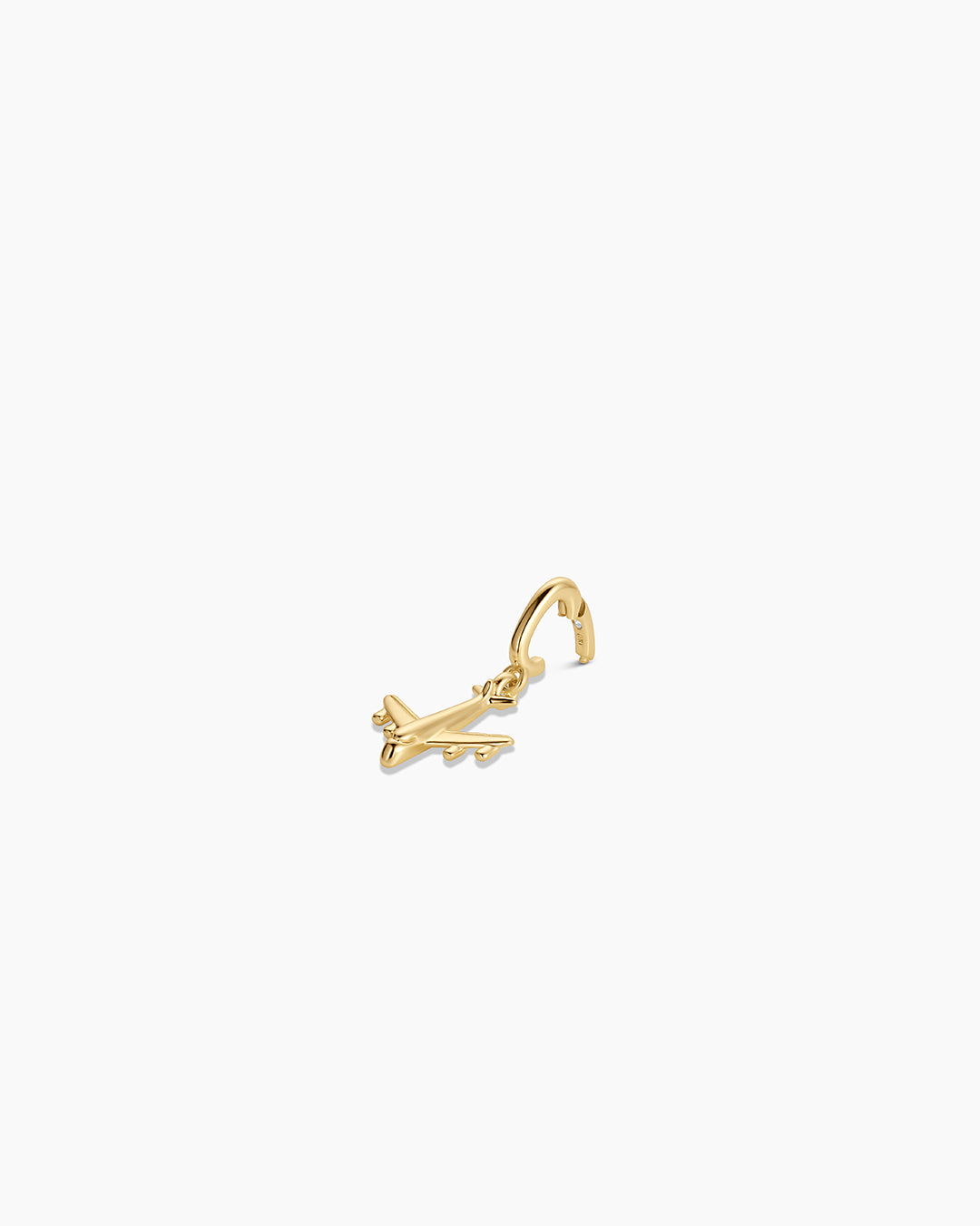 Airplane Parker Charm || option::18k Gold Plated