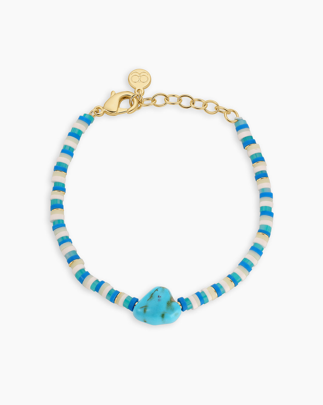 Harbor Turquoise Bracelet || option::18k Gold Plated