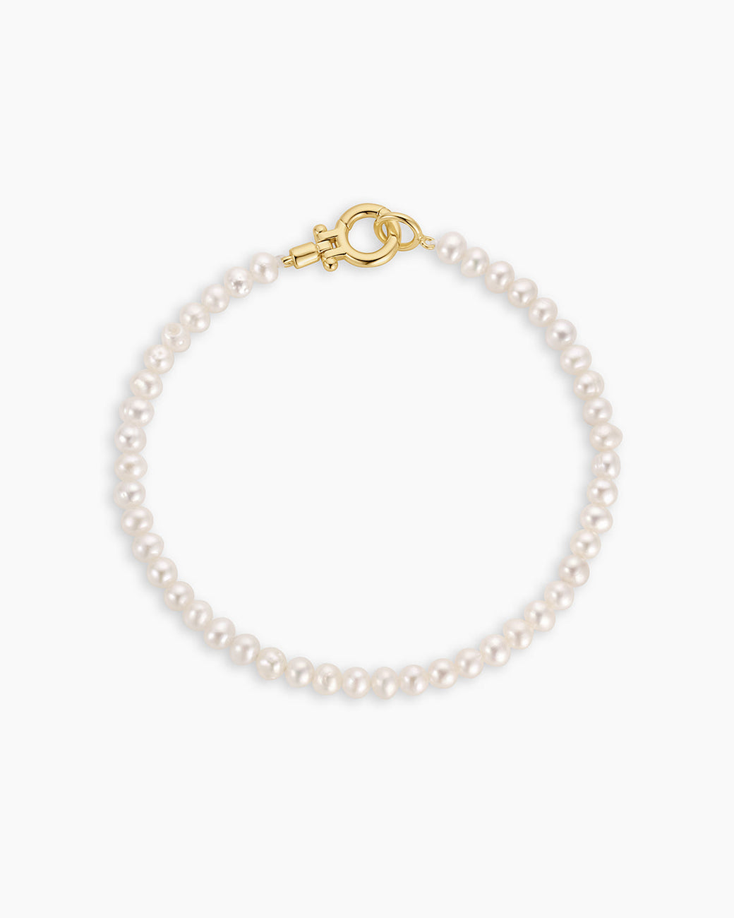 Lou Pearl Bracelet || option::18k Gold Plated