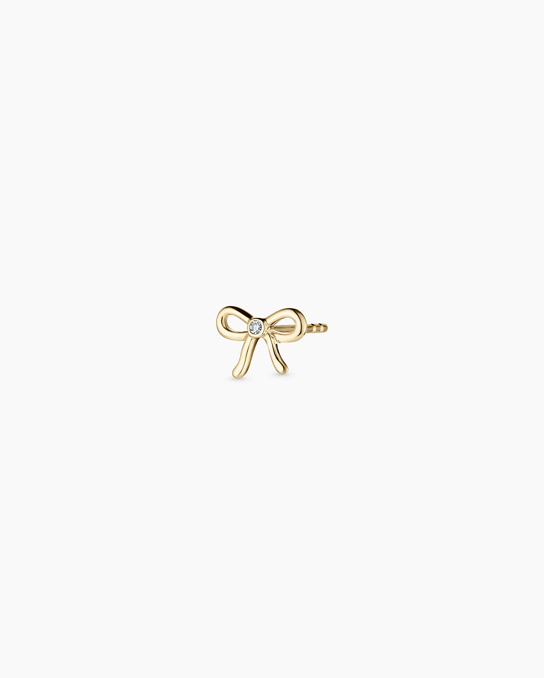 Diamond Put A Bow On It Single Stud Diamond Put A Bow On It Single Stud