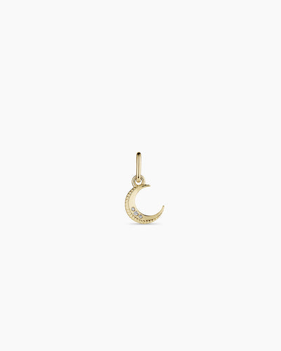 Diamond Crescent Charm