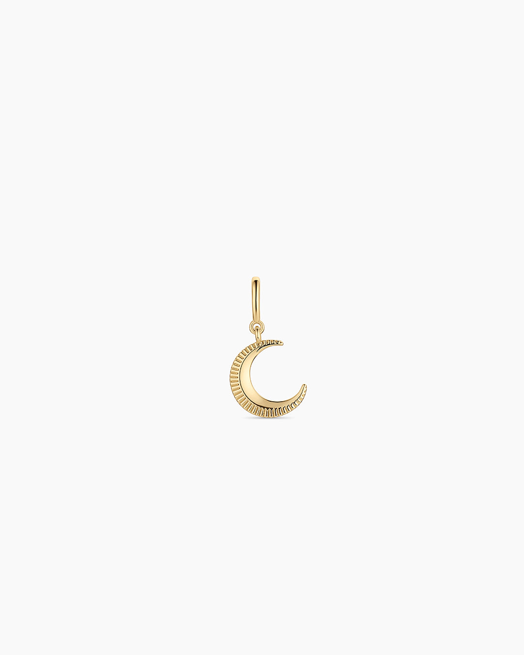 Crescent Parker Charm || option::18k Gold Plated