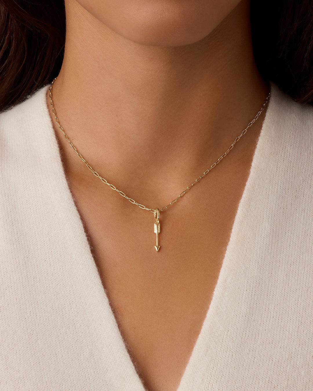 Arrow Parker Charm || option::18k Gold Plated