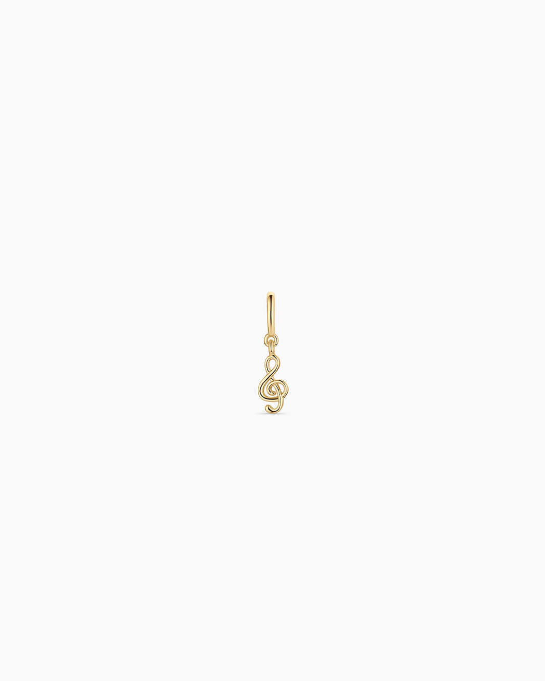 Clef Parker Charm || option::18k Gold Plated