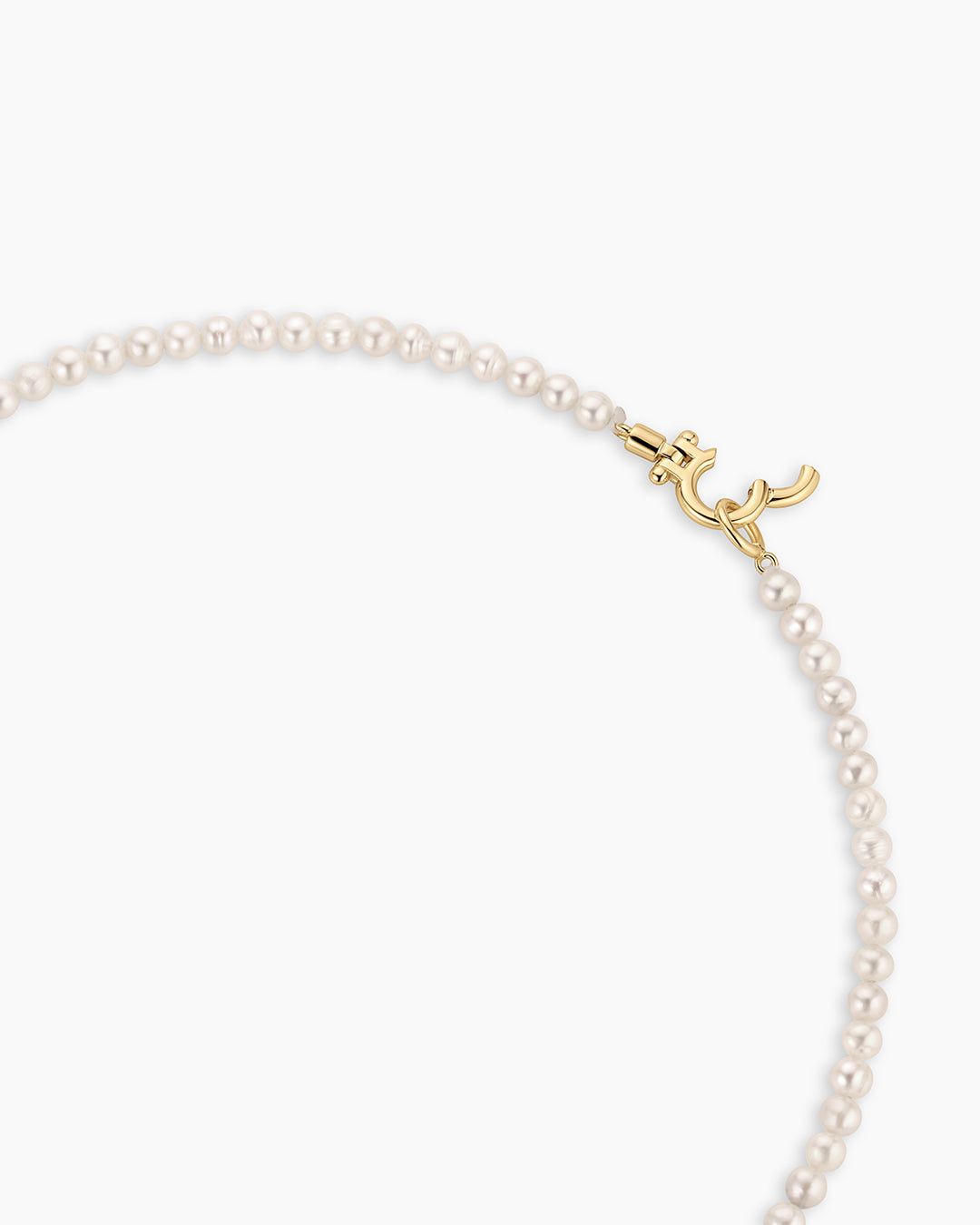 Vintage Heart Alphabet Charm Necklace - G || option::18K Gold Plated, G