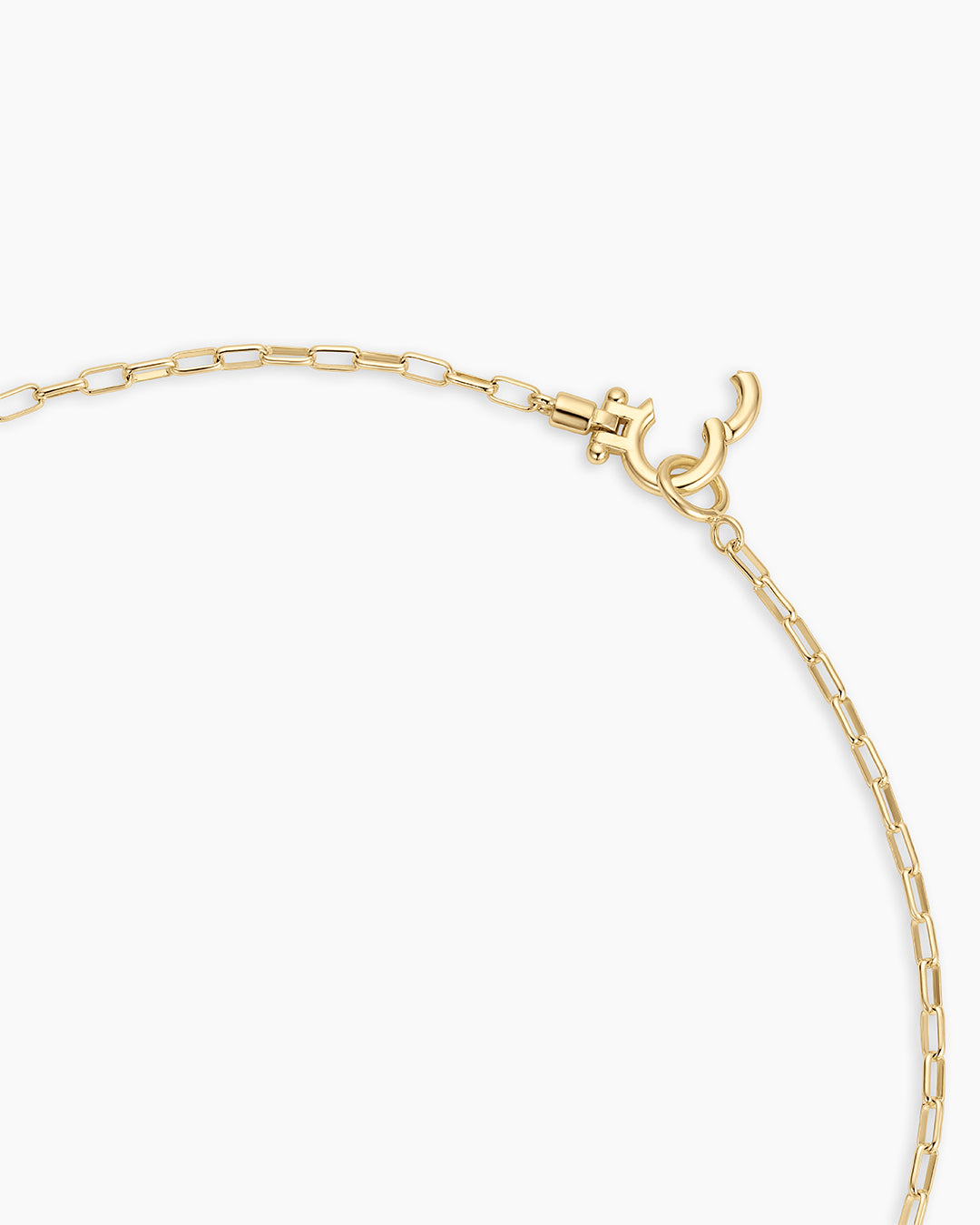 Vintage Heart Alphabet Charm Necklace -   O || option::18k Gold Plated, O