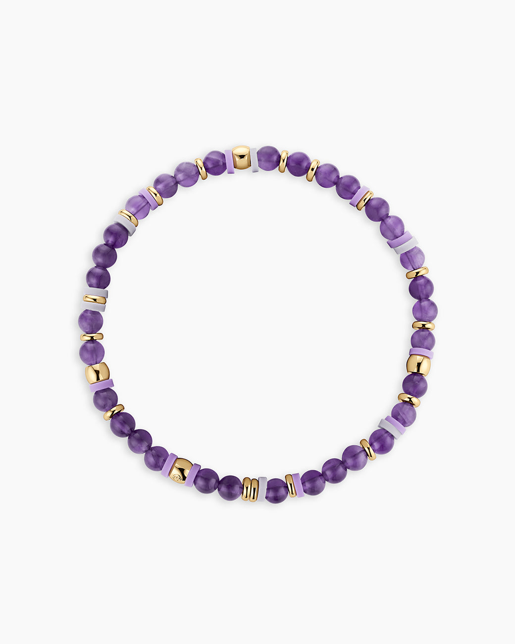 Power Gemstone Harbor Bracelet - Amethyst || option::18k Gold Plated, Amethyst - Tranquility