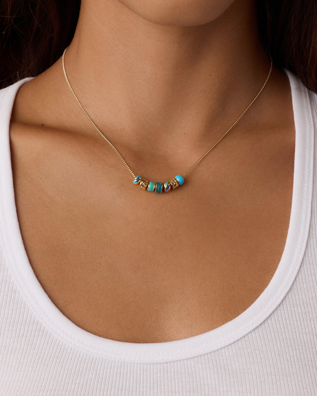 Lightning Strikes Necklace || option::18k Gold Plated