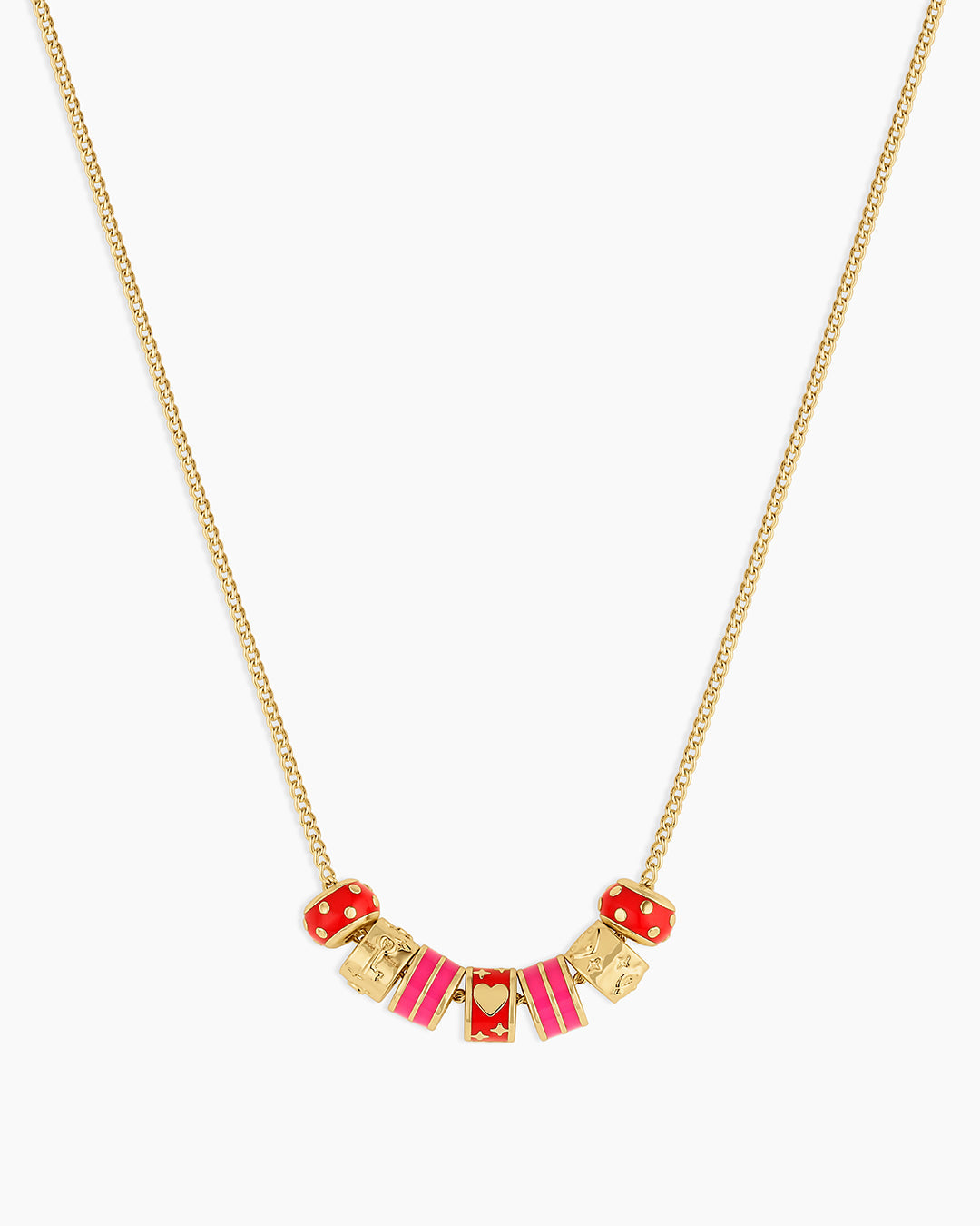 Love U Necklace || option::18k Gold Plated