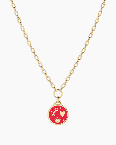 Love U Coin Necklace
