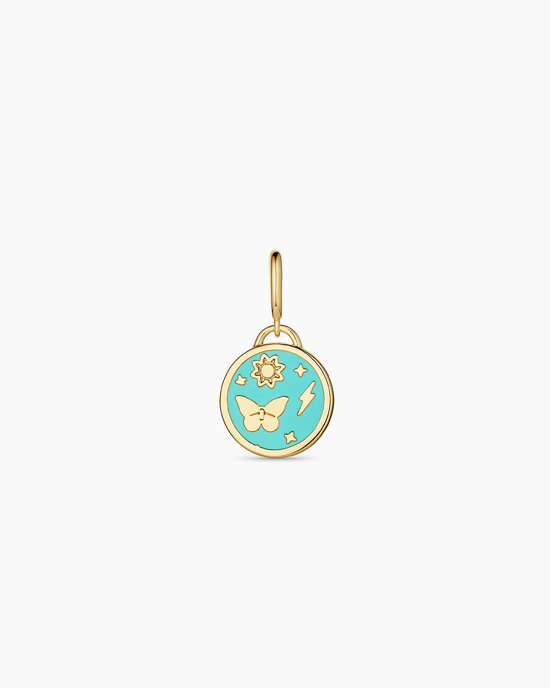 Lightning Strikes Parker Charm || option::18k Gold Plated