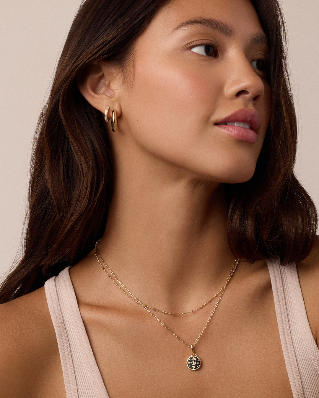 Lose Yourself Parker Charm || option::18k Gold Plated
