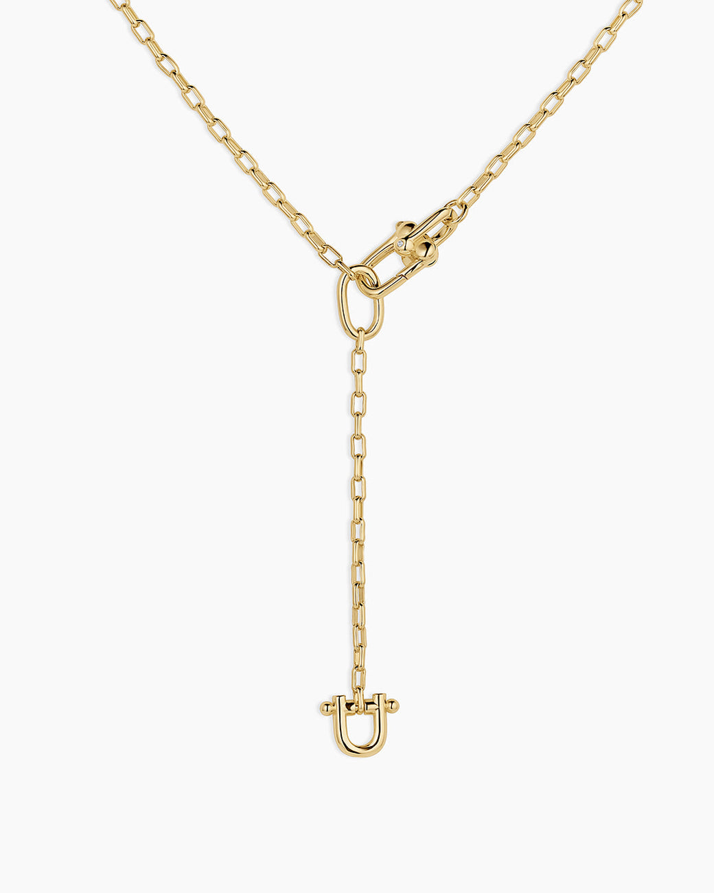 Atlas Delicate Lariat || option::18k Gold Plated