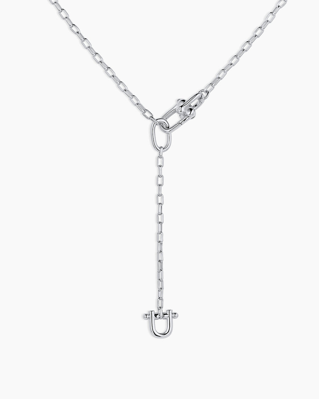 Atlas Delicate Lariat || option::Silver Plated