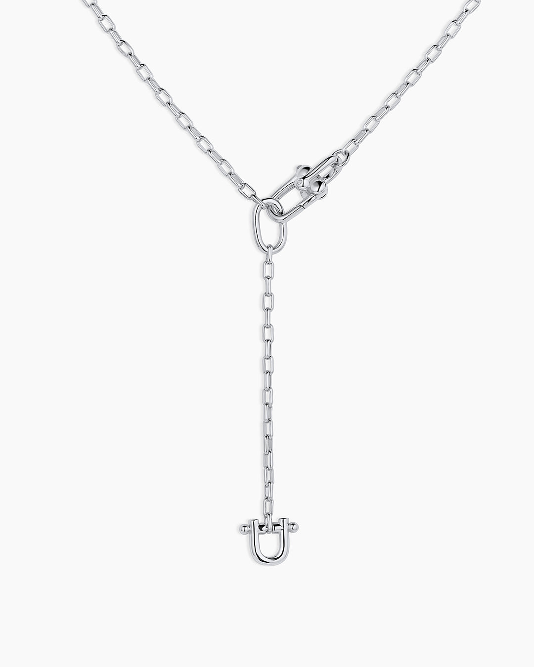 Atlas Delicate Lariat || option::Silver Plated