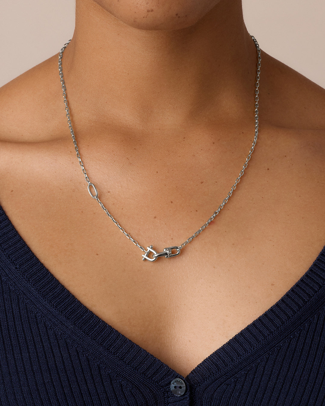 Atlas Delicate Lariat || option::Silver Plated