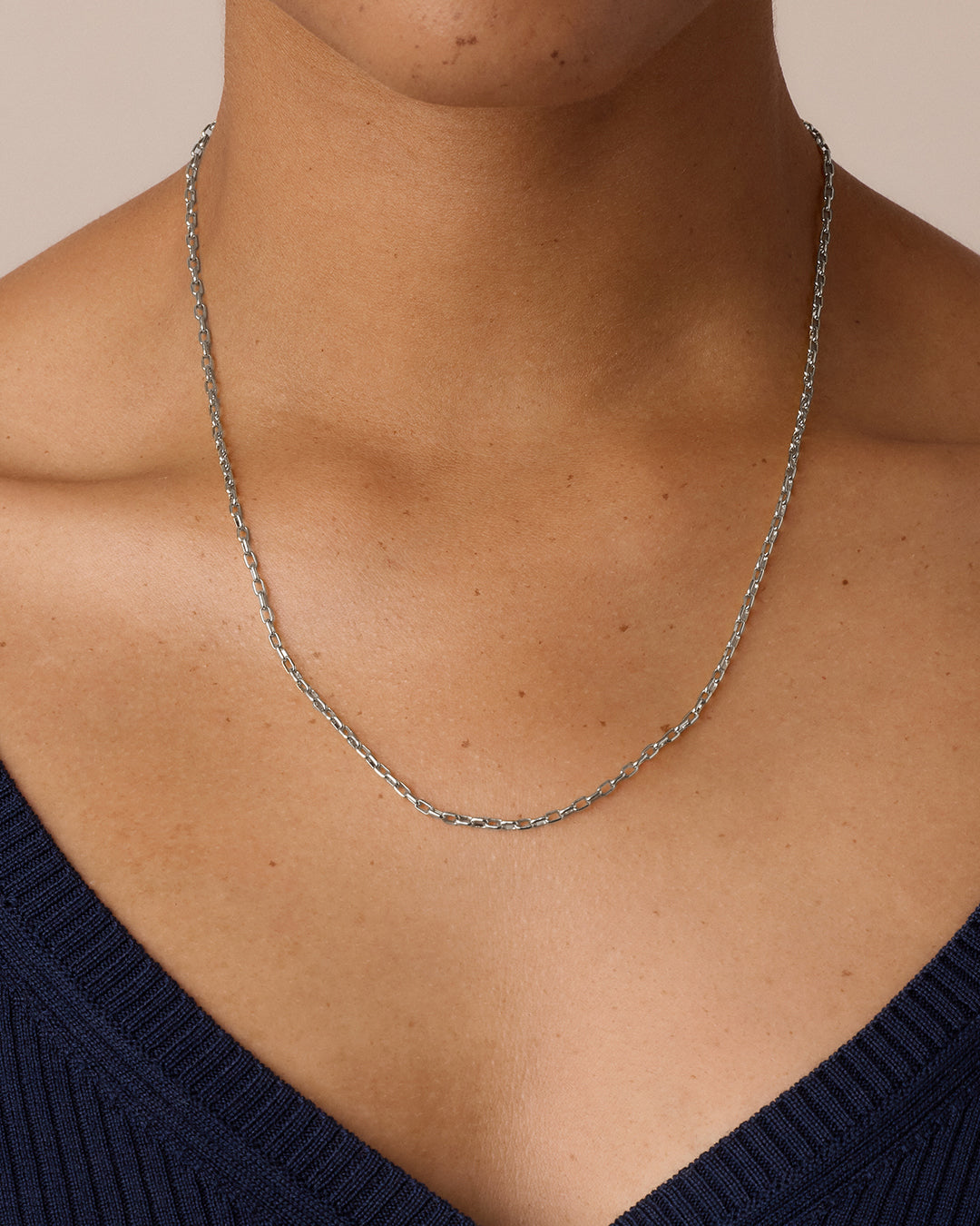 Atlas Delicate Lariat || option::Silver Plated