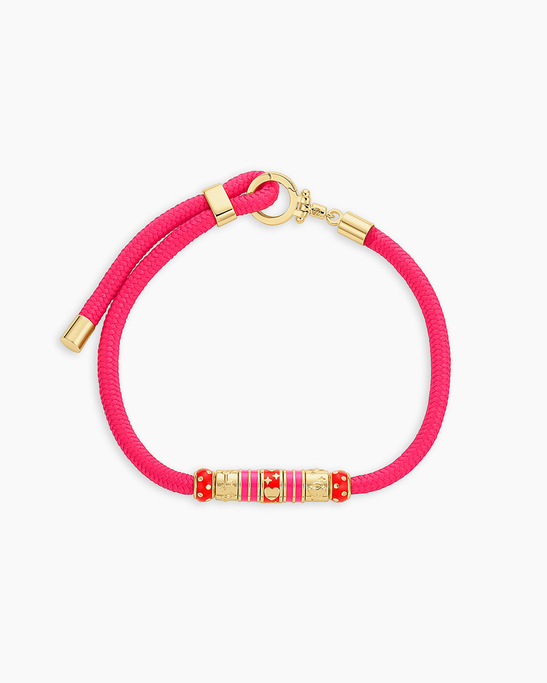 Love U Paracord Bracelet || option::18k Gold Plated