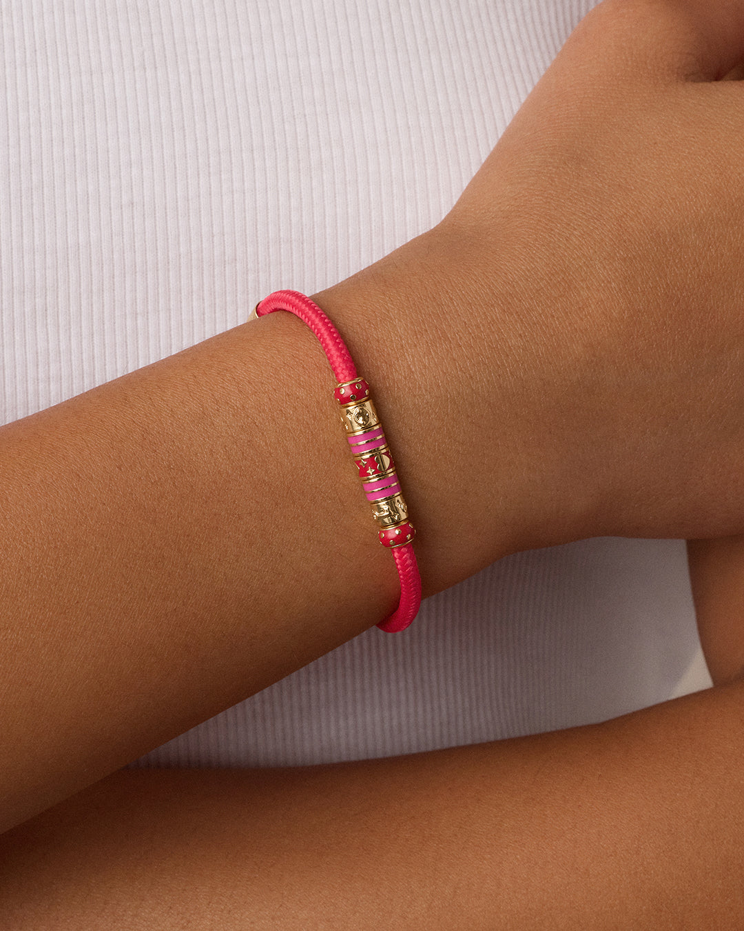 Love U Paracord Bracelet || option::18k Gold Plated