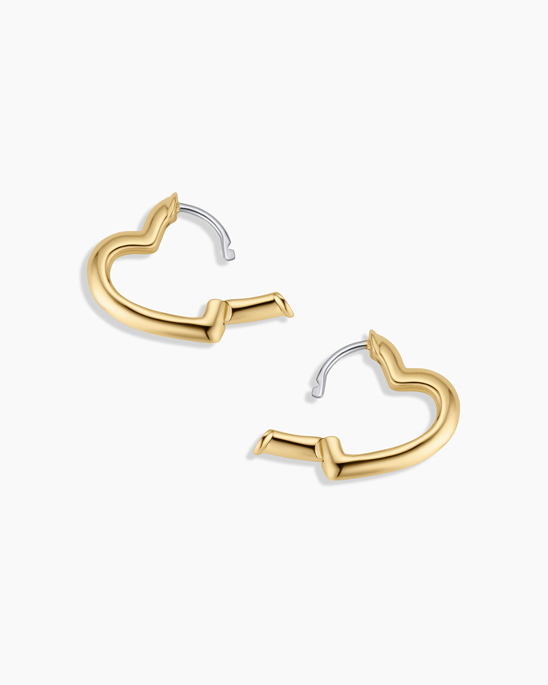 健康アクセサリー hugunz HearT II Campbell Heart Huggies – gorjana