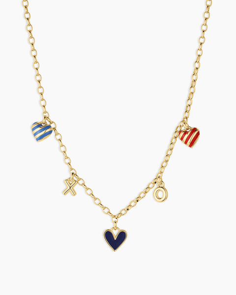Campbell Heart Charm Necklace – gorjana