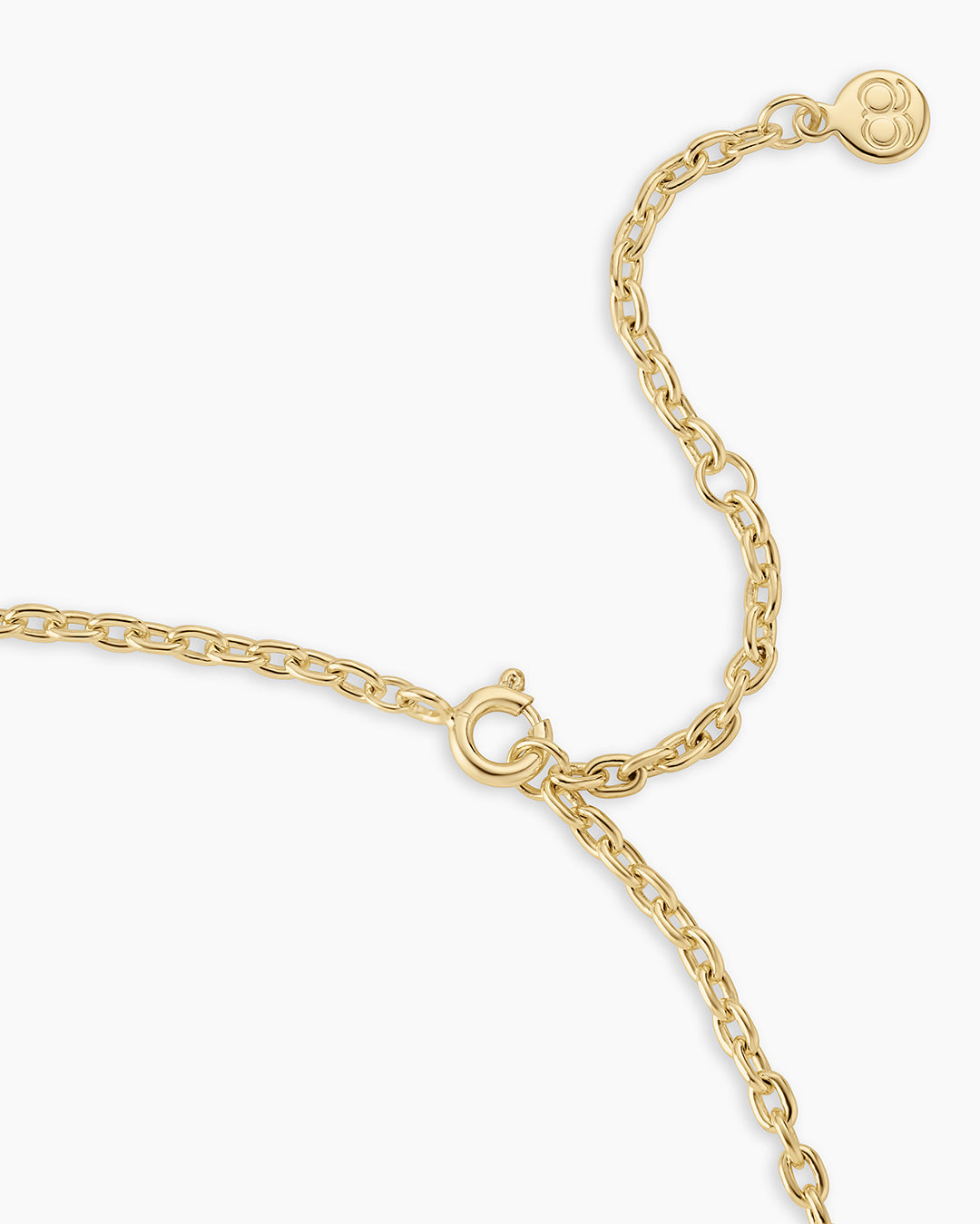 XOXO Necklace || option::18k Gold Plated 