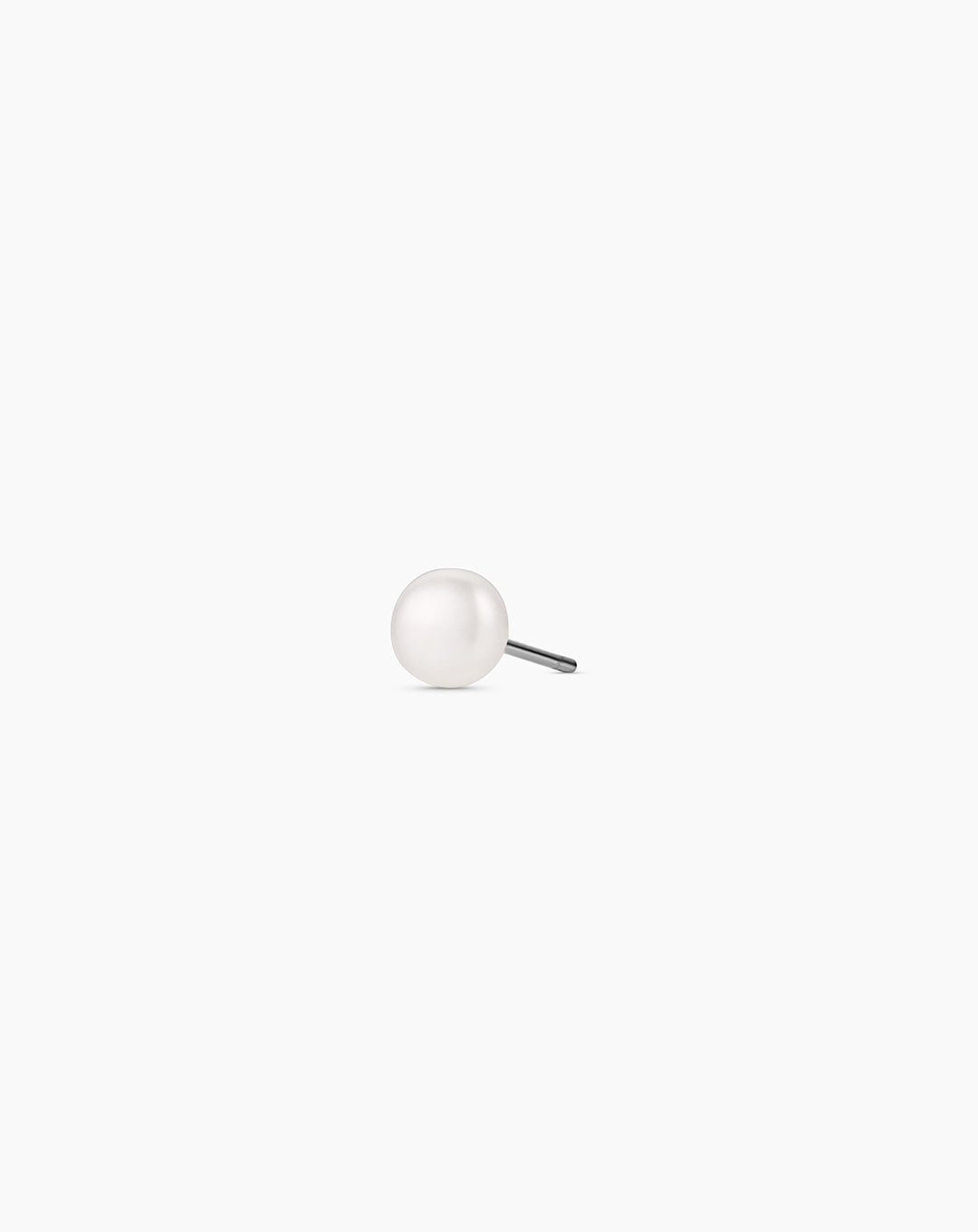 Pearl Single Stud || option::18K Gold Plated, 5mm