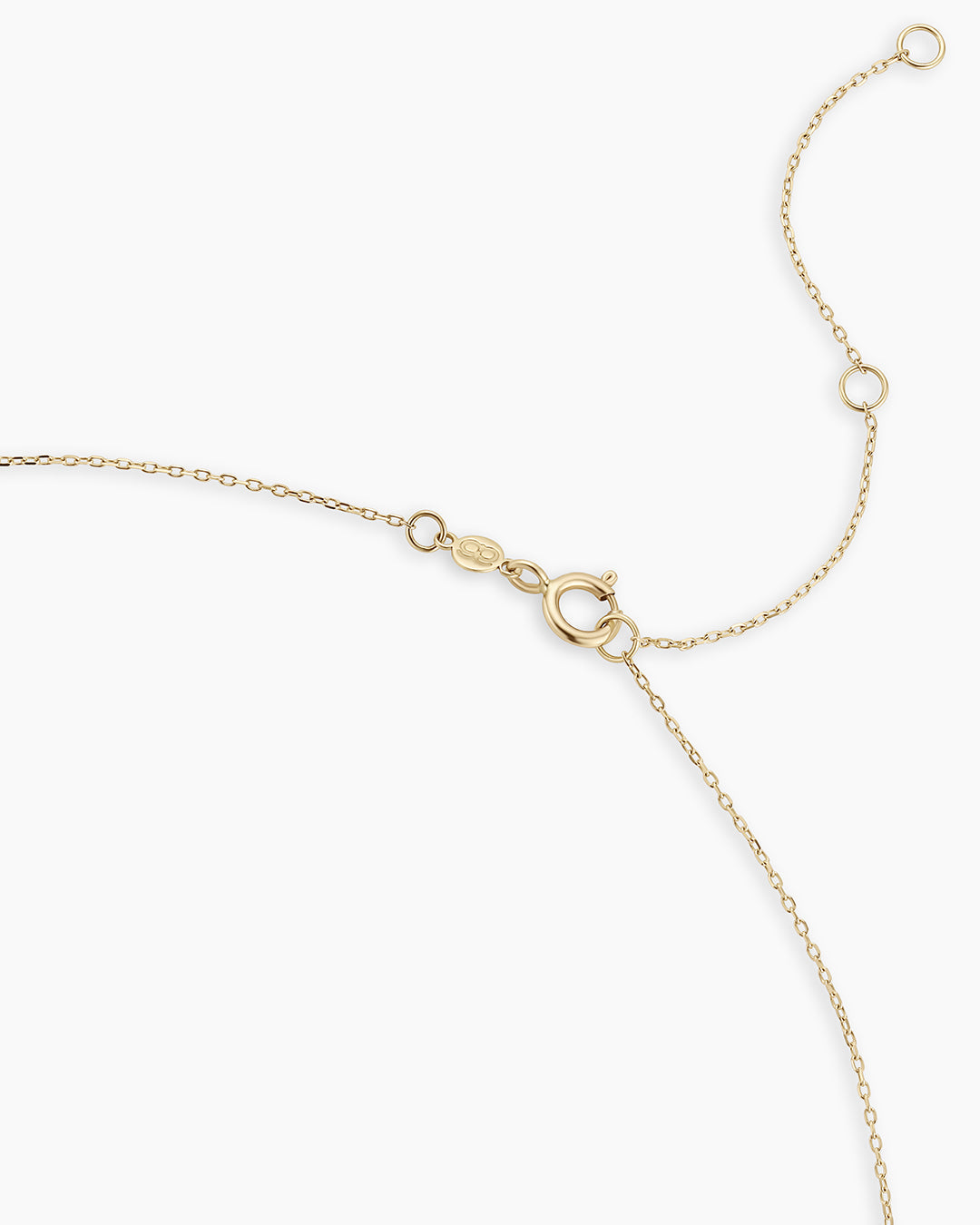 Lab Grown Diamond Solitaire Trio Necklace || option::14K Solid Gold 