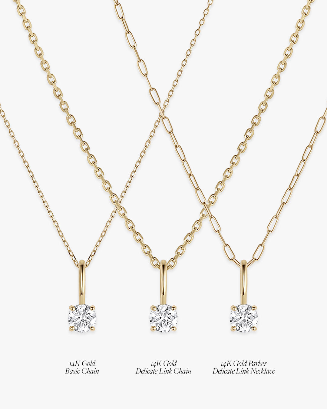 Lab Grown Diamond Mercer Charm  || option::14K Solid Gold, .25ct