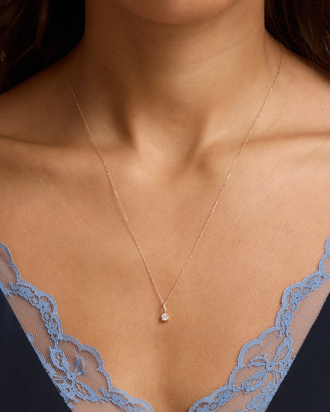 Lab Grown Diamond Mercer Charm  || option::14K Solid Gold, .25ct