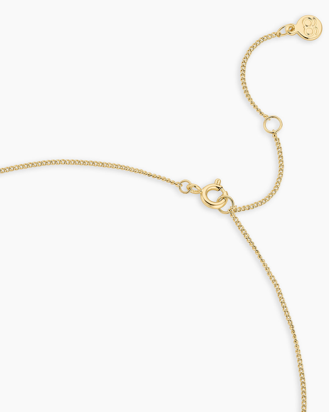 Wilder Shimmer Alphabet Necklace || option::18K Gold Plated, P