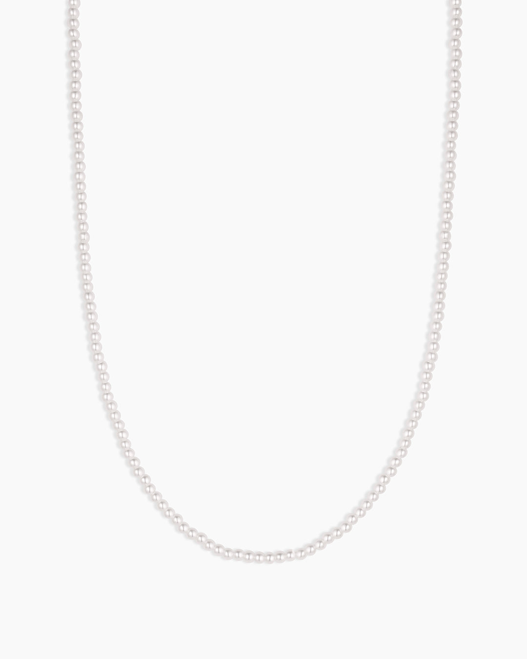Finley Mini Pearl Necklace || option::18k Gold Plated