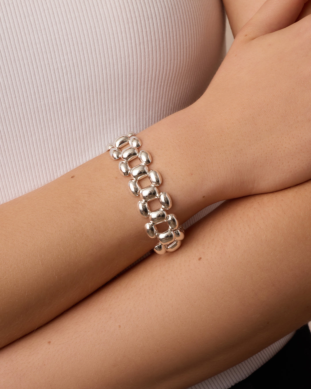 Zoey Helium Bracelet || option::Silver Plated