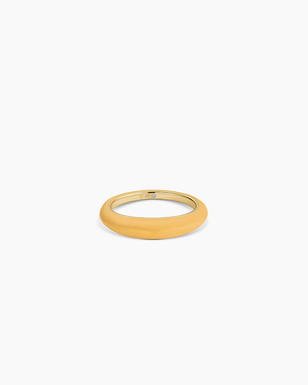 Lou Stacking Ring || option::18k Gold Plated, Yellow