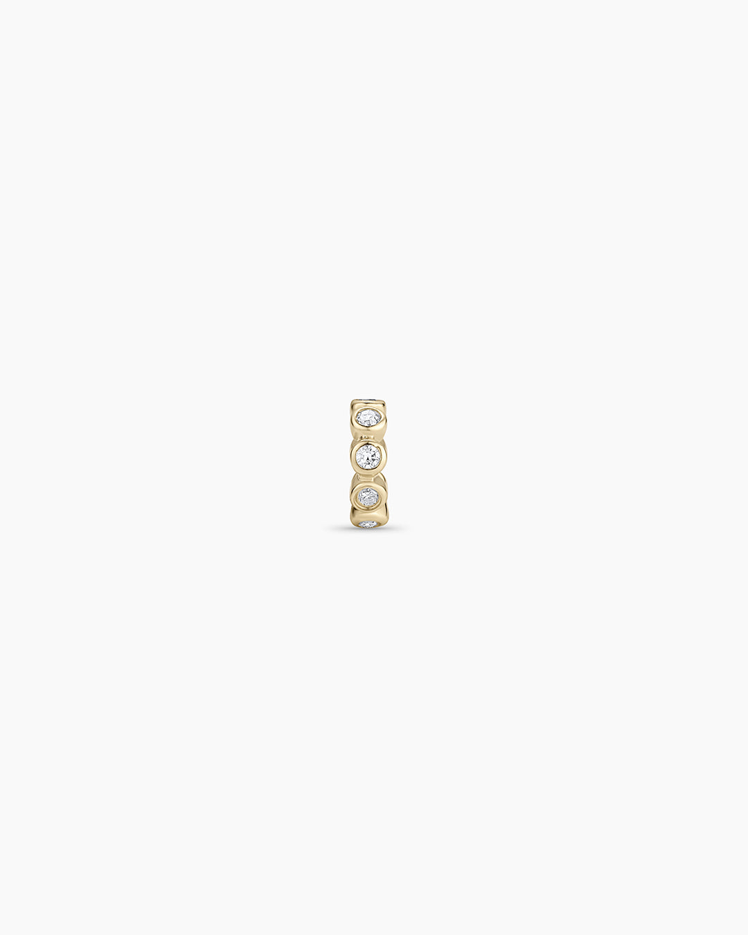 Classic Diamond Halo Charm || option::14k Solid Gold