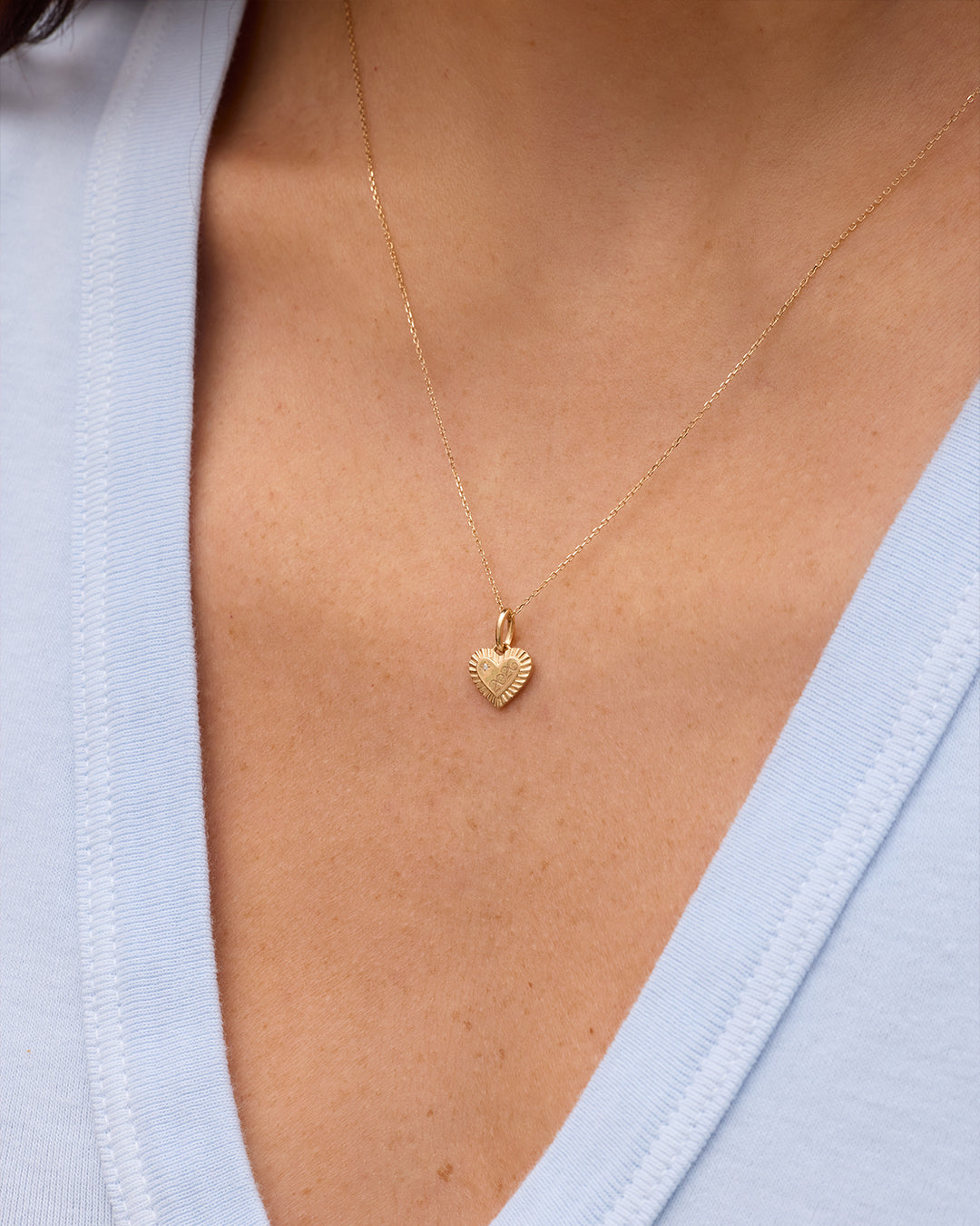 14K Gold Milestone Heart Charm – gorjana