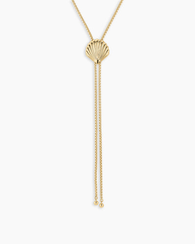 Scallop Bolo Necklace