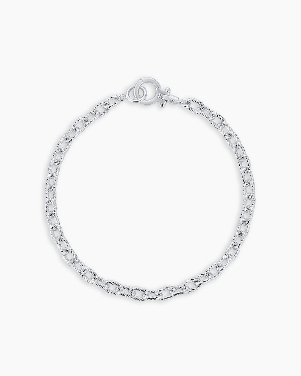 Crew Mini Link Bracelet || option::Silver Plated