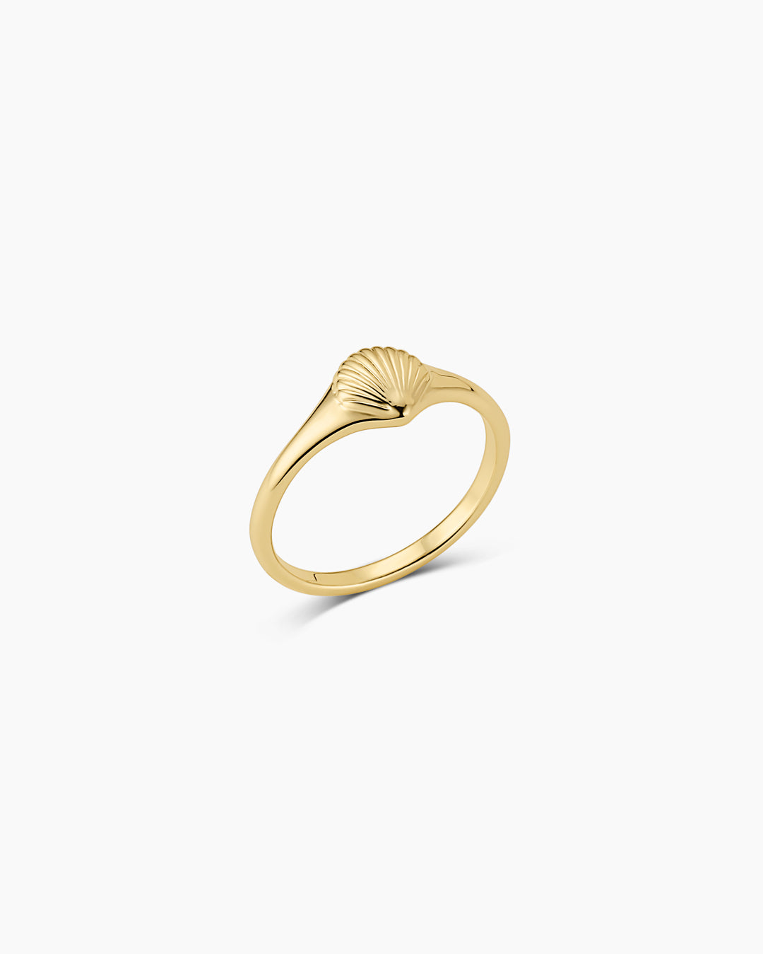 Scallop Mini Signet Ring – gorjana