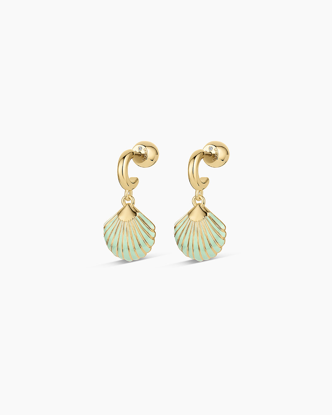 Scallop Drop Huggies – gorjana