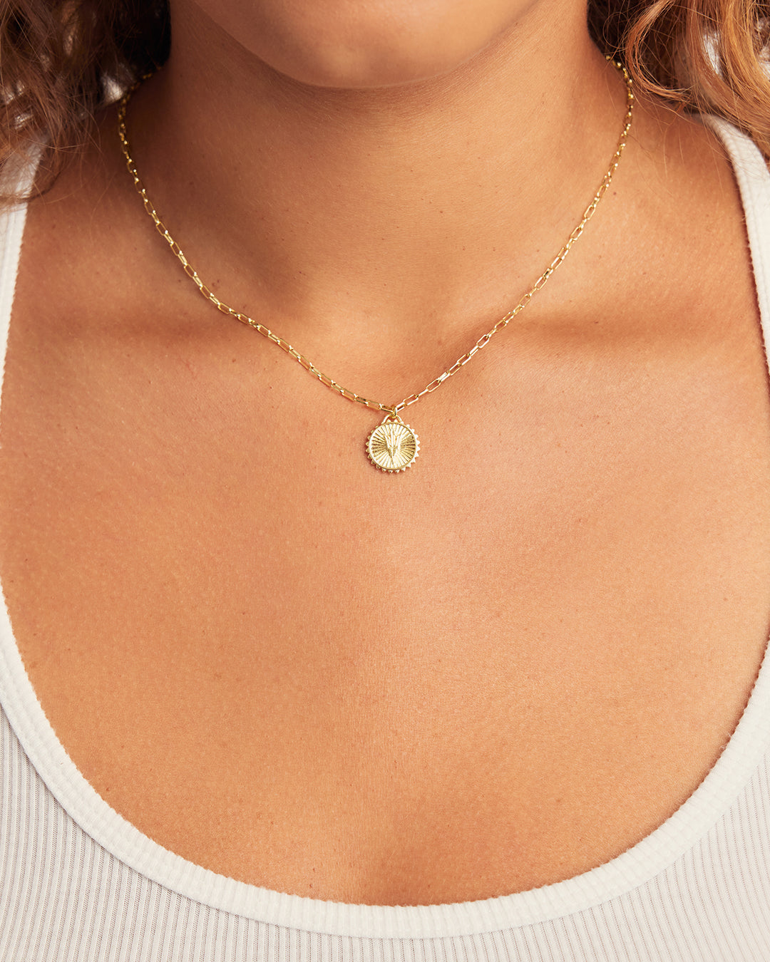 Sun Devil Necklace (reversible) || option::18K Gold Plated