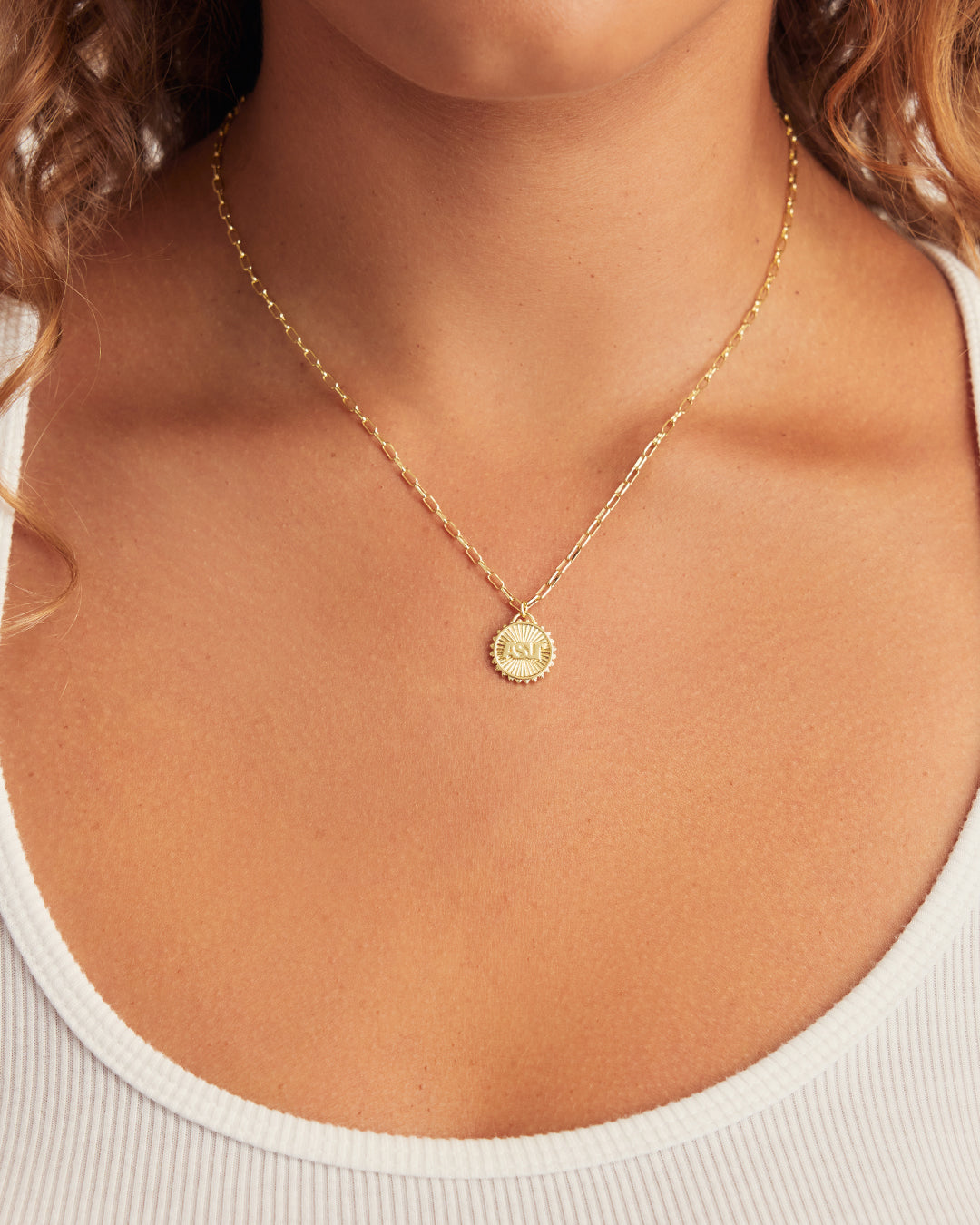Sun Devil Necklace (reversible) || option::18K Gold Plated