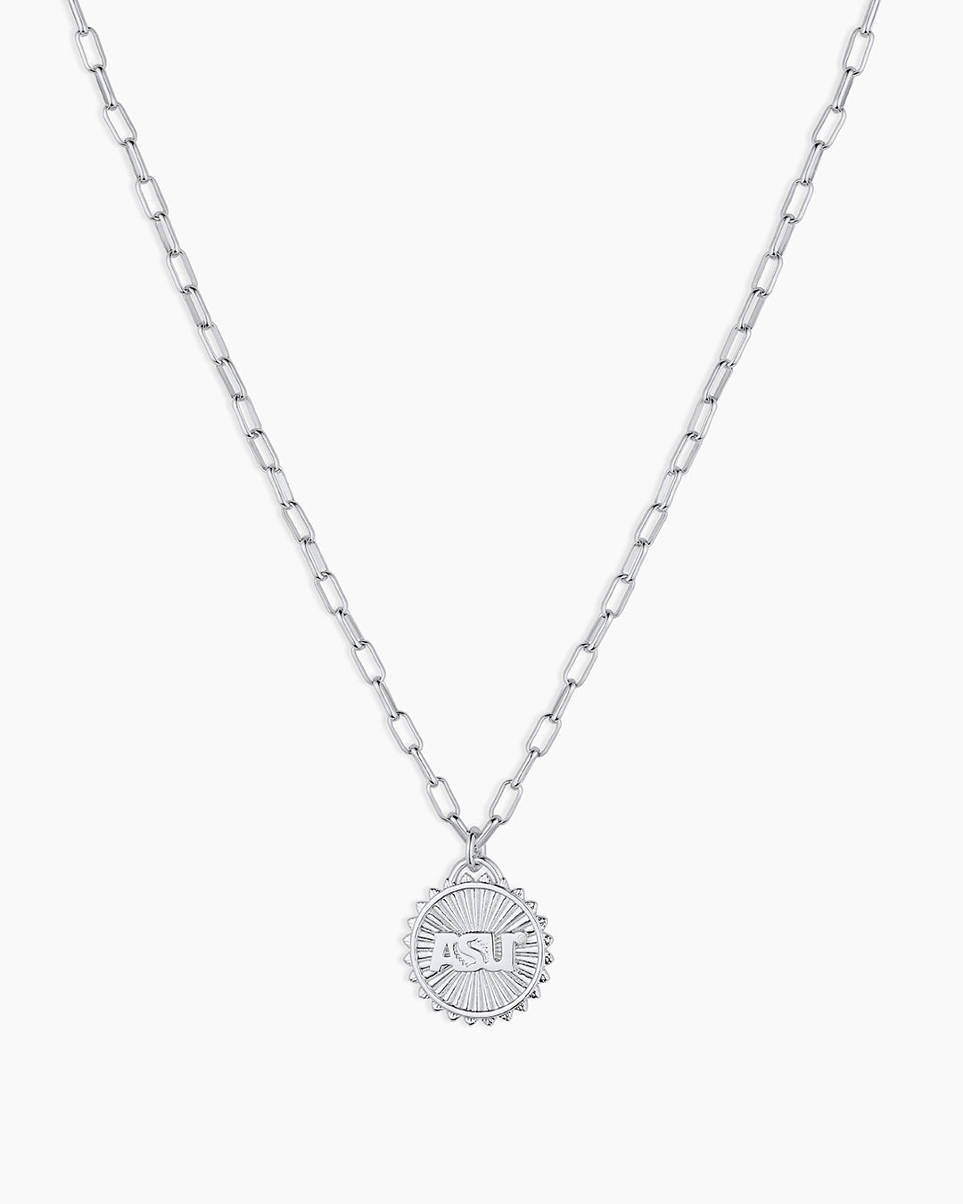 Sun Devil Necklace (reversible) || option::Silver Plated