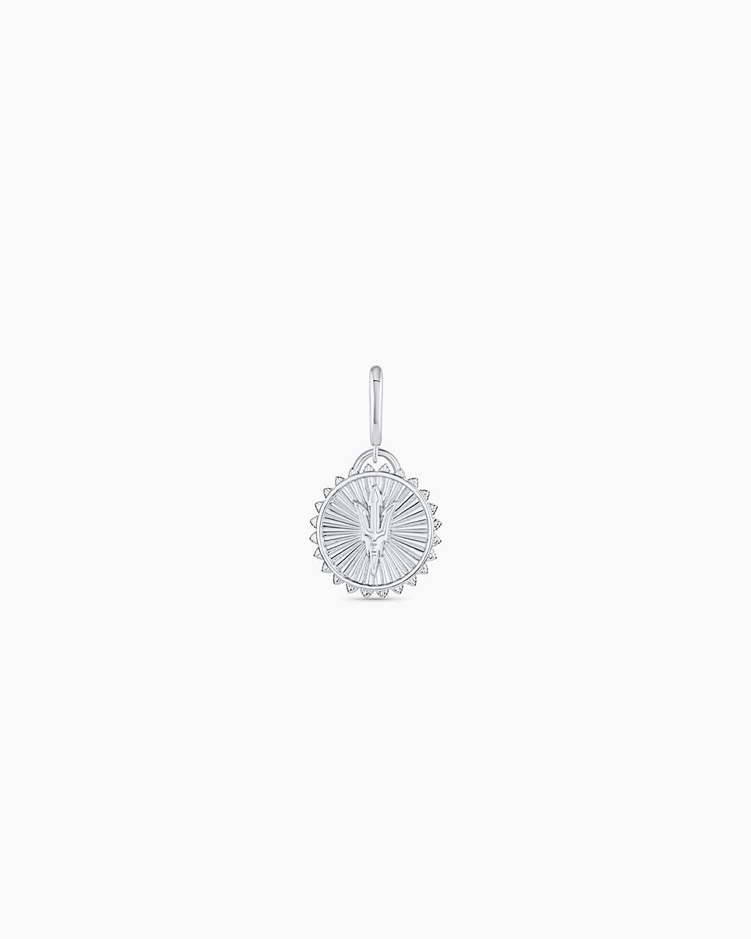 Sun Devil Charm (reversible) || option::Silver Plated