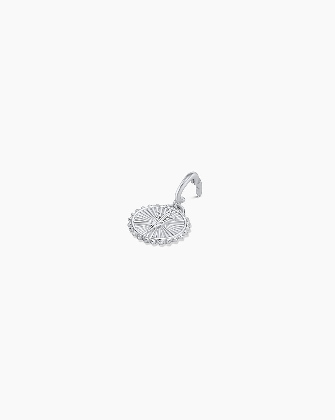 Sun Devil Charm (reversible) || option::Silver Plated