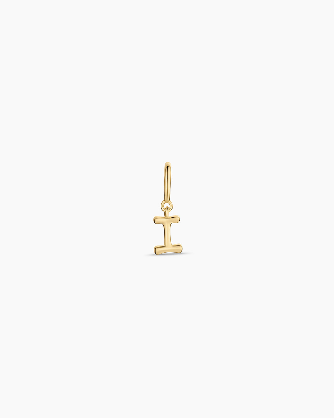 Ryder Alphabet Charm || option::18K Gold Plated, Iota