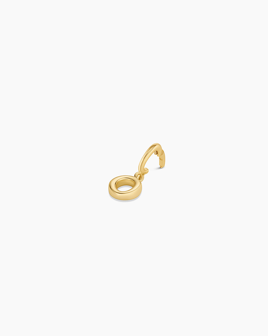 Ryder Alphabet Charm || option::18K Gold Plated, Omicron