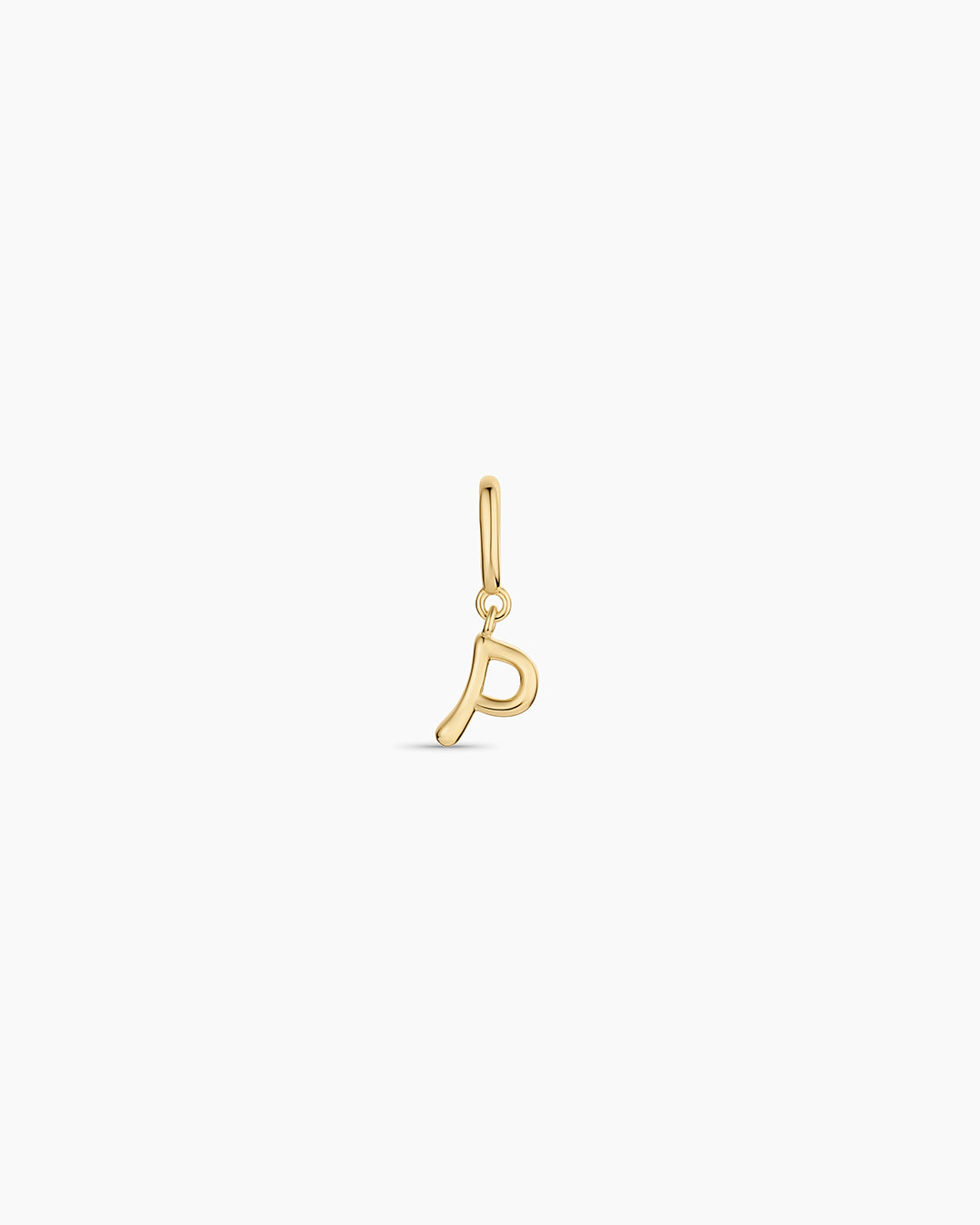 Ryder Alphabet Charm || option::18K Gold Plated, Rho