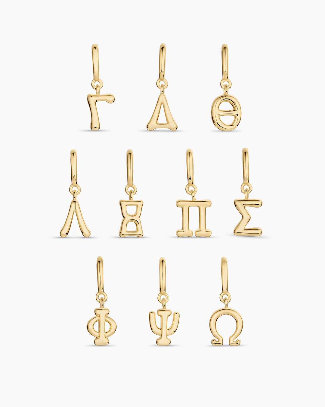 Ryder Alphabet Charm || option::18k Gold Plated